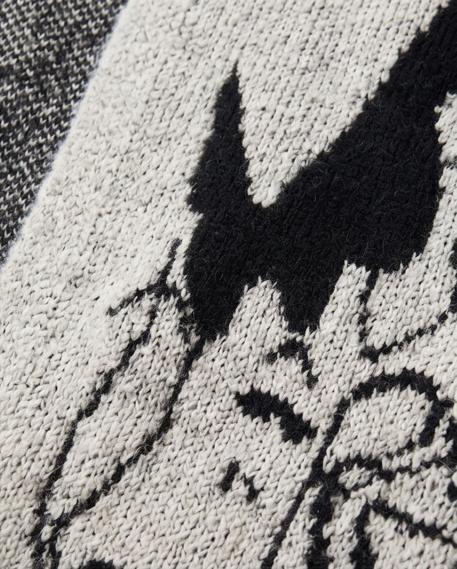 Ladies Grey Knitted Jersey (Large) - Image 4